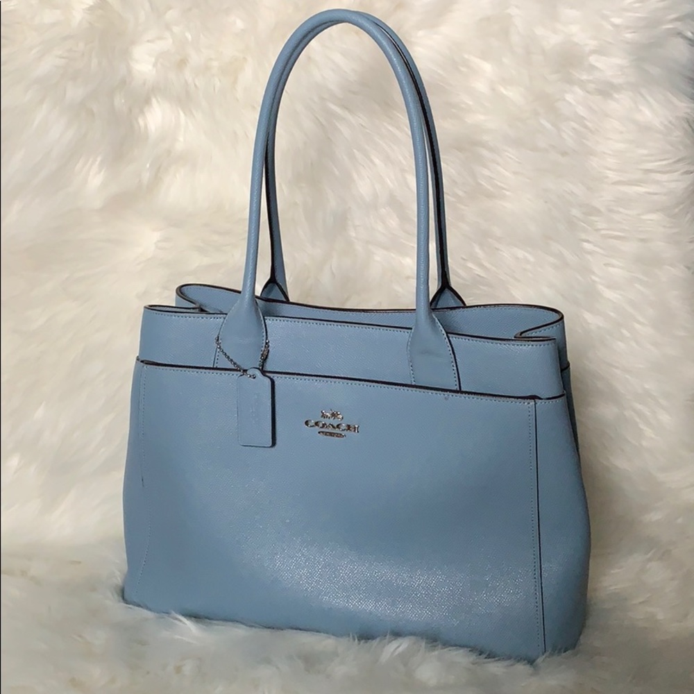 Coach pale blue purse